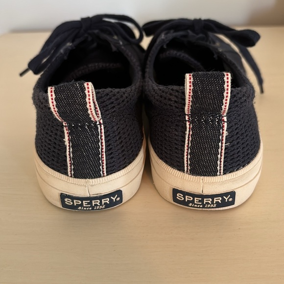 Sperry Navy Mesh Sneakers. Size 6.5 - Picture 4 of 10